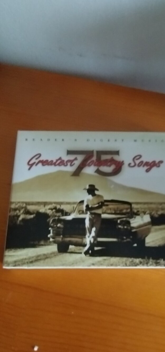 Greatest 75 Country Songs CD - Cowboy Roadside Cover